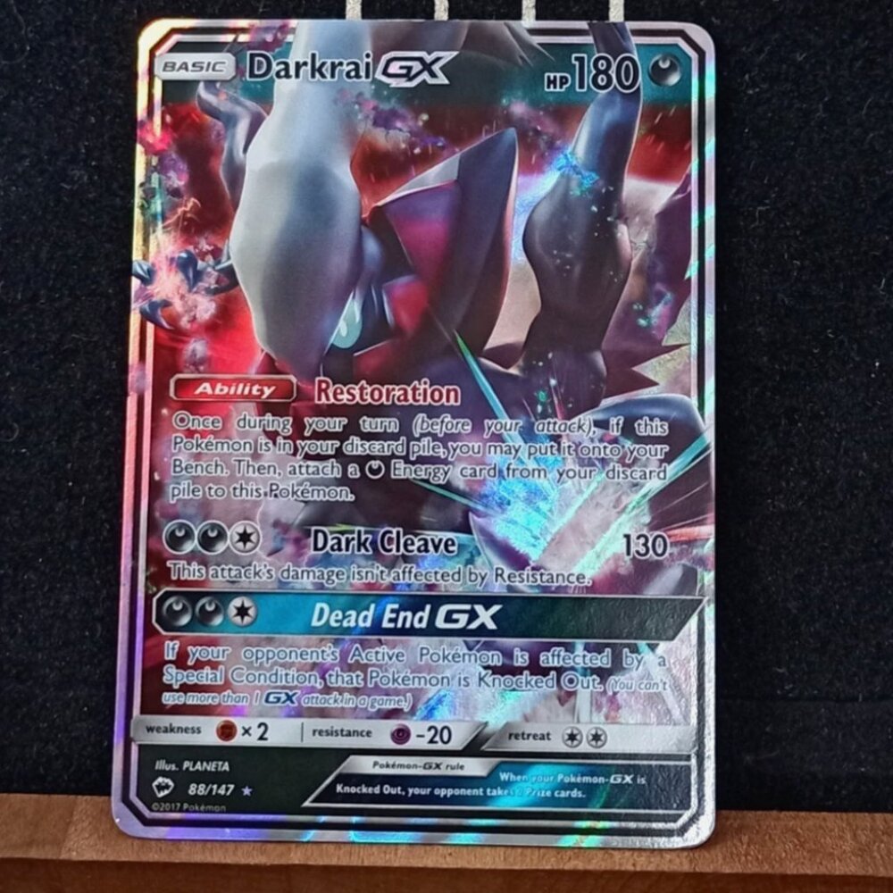 Darkrai GX Burning Shadows Ultra Rare 88/147